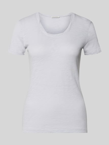 Marc O'Polo Regular Fit T-Shirt aus reiner Baumwolle Hellblau 2