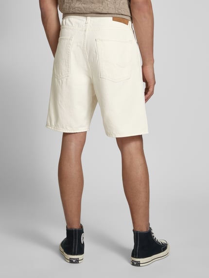 JACK & JONES Loose Fit Jeansshorts im 5-Pocket-Design Modell 'TONY' Weiss 5