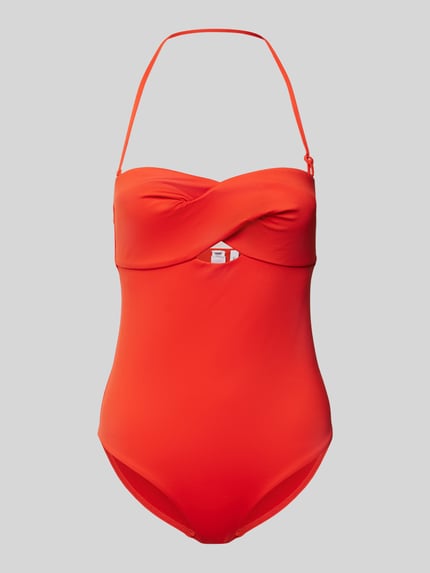Calvin Klein Underwear Kostium kąpielowy z wiązaniem na szyi Czerwony 1