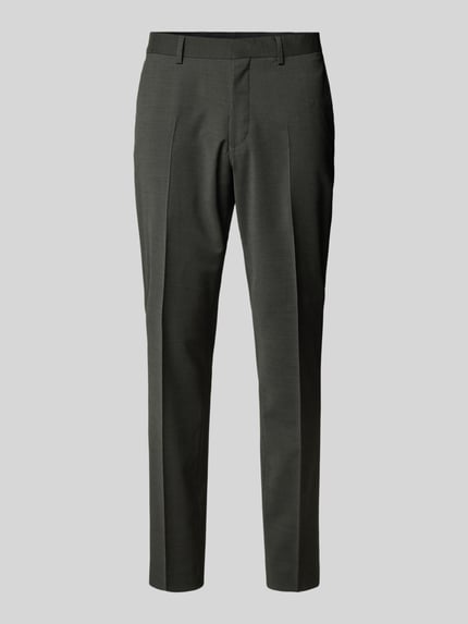 Regular fit pantalon met wol model 'Tenutas' Shop The Look MANNEQUINE