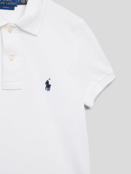 Polo Ralph Lauren Teens Koszulka polo z wyszywanym logo Biały 2