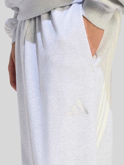 adidas Sportswear Regular Fit Sweathose aus reiner Baumwolle Hellgrau 3