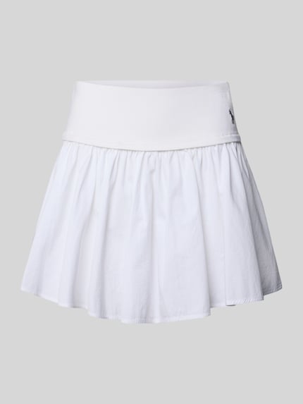 Ausgestellter Mini-Rock aus reiner Baumwolle Shop The Look MANNEQUINE