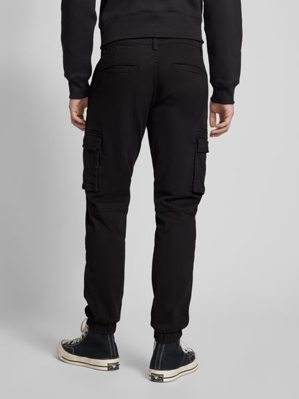 ONLY & SONS Cargobroek met elastische pijpboorden, model 'CANS STAGE' Zwart - 5