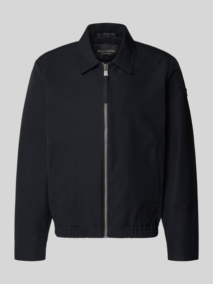 Productfoto, Regular Fit Blouson met elastische zoom van Marc O'Polo, unikleuren, lange mouwen, zijzakken, label patch, herenmode