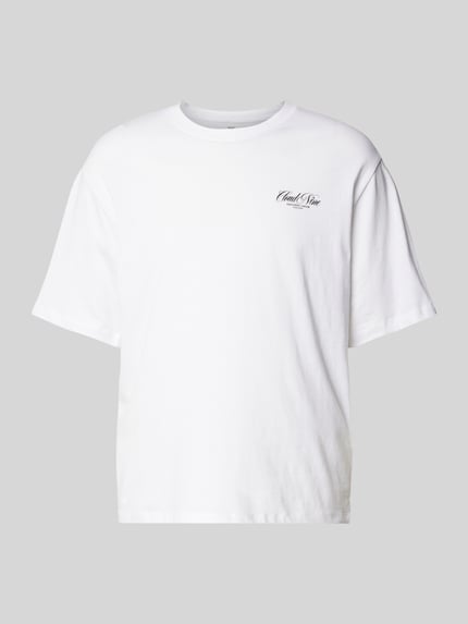 JACK & JONES T-shirt z nadrukiem z logo model ‘MARINA’ Biały 2