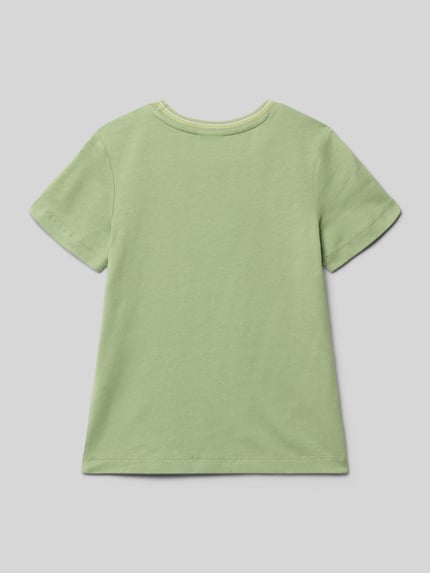 Productfoto, Regular Fit T-shirt uit puur katoen van s.Oliver RED LABEL, look: effen, korte mouw, jersey, kleur lichtgroen