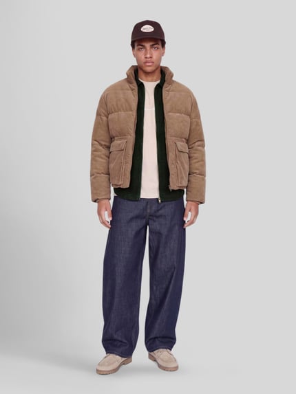 JACK & JONES Bomberjacke mit Cordstruktur Oliv 1