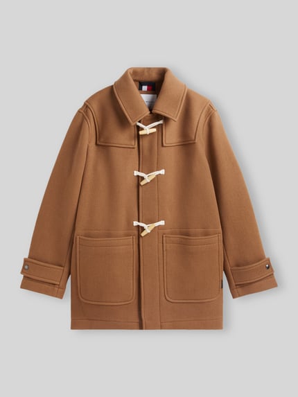 Tommy Hilfiger Dufflecoat aus Wolle mit Knebelverschluss Hazel 2