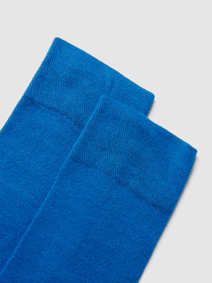 Christian Berg Men Sokken met elastische boordjes in set van 2 Blauw - 2