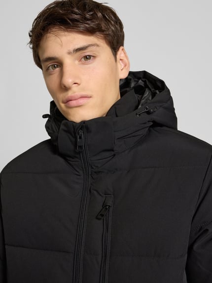 JACK & JONES Steppjacke mit Reißverschlusstaschen Modell 'OWEN' BLACK 3