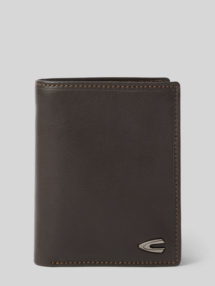 camel active Lederportemonnaie mit Logo-Applikation Modell 'VEGAS' Mittelbraun 1