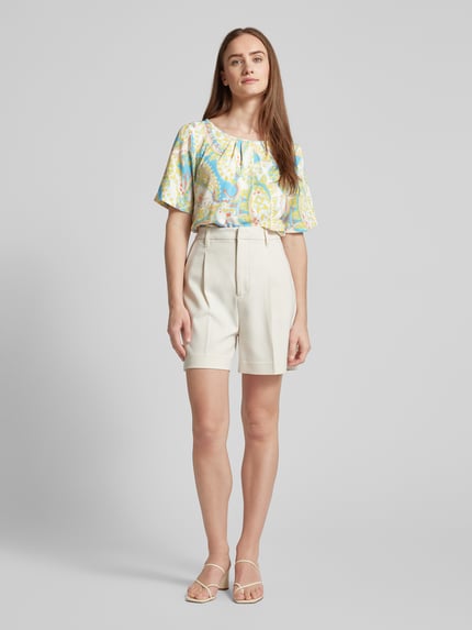 s.Oliver BLACK LABEL Bluse mit Allover-Print GELB 1
