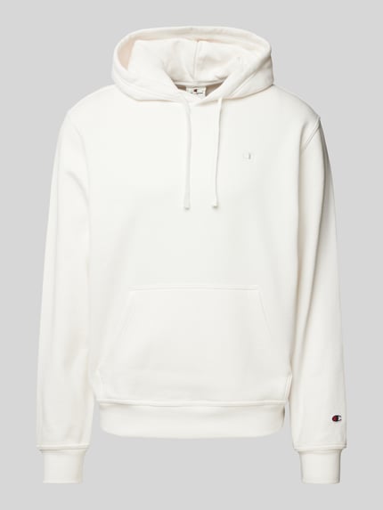 Champion Bluza z kapturem i naszywką z logo Złamany biały 2