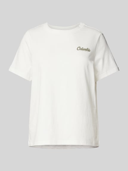 Columbia T-Shirt mit Label-Print Modell 'ROLLING BEND' Weiss 2