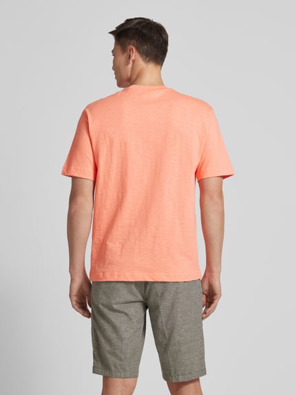 Jake*s Studio Men T-Shirt mit Rundhalsausschnitt Koralle 5
