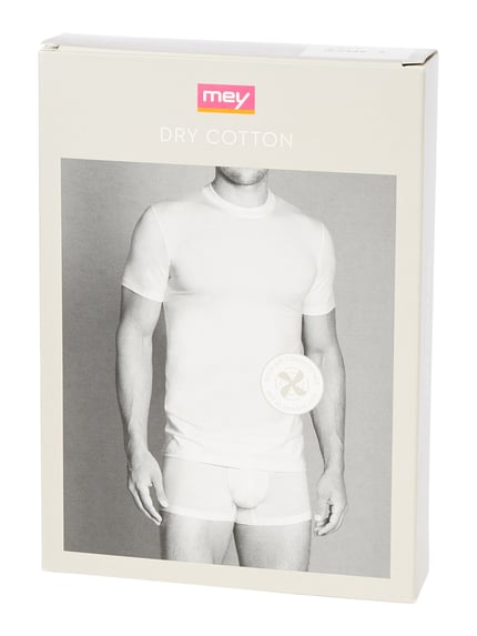 Mey T-Shirt mit Rundhalsausschnitt Weiss 2