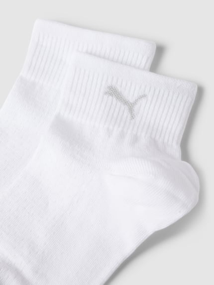 PUMA Socken mit Logo-Print im 2er-Pack Weiss 2
