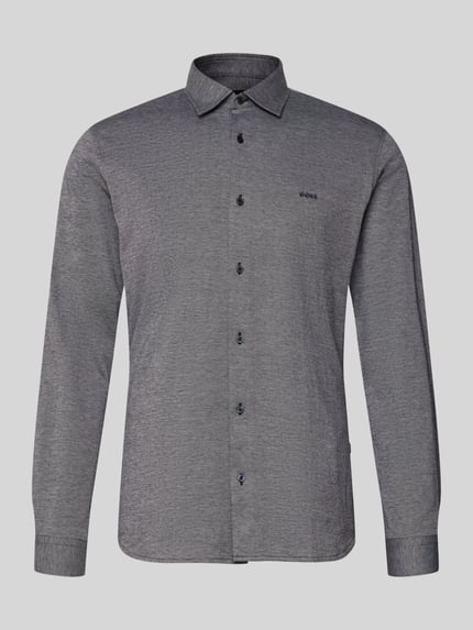 BOSS Orange Slim fit vrijetijdsoverhemd van puur katoen model 'MYSOFT_2' Antraciet - 2