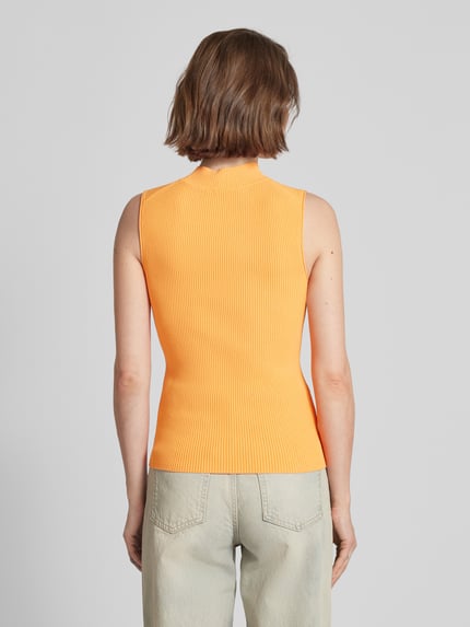 COMMA Tanktop met turtleneck Oranje - 5