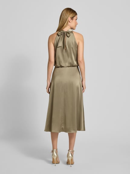 V by Vera Mont Cocktailkleid mit Schnürung und Reißverschluss Gruen 5