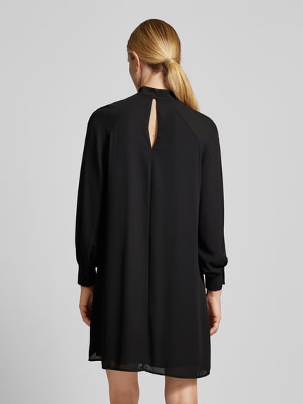 Jake*s Collection Knielanges Kleid mit Volants Black 5