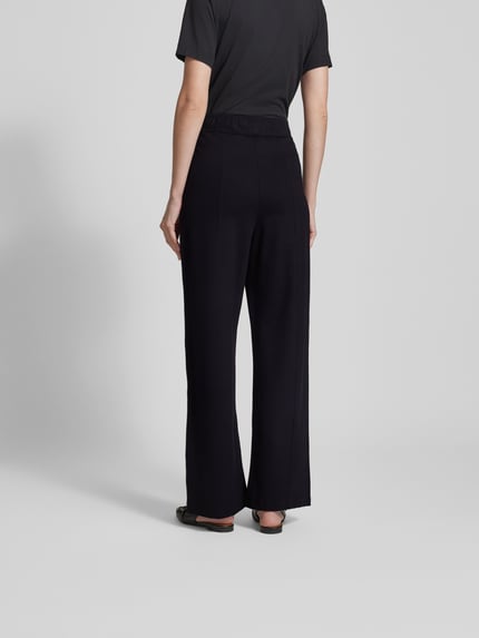 OH APRIL Stoffen broek met elastische band Zwart - 5