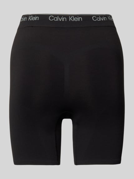 Calvin Klein Underwear Spodnie o kroju super skinny fit z efektem modelującym Czarny 3