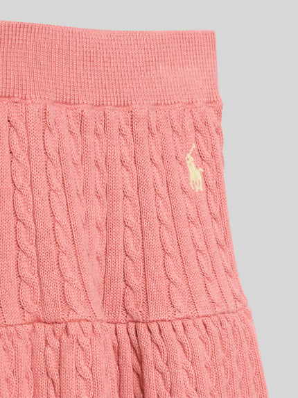 Polo Ralph Lauren Teens Rok van puur katoen in gebreide look Oudroze - 2