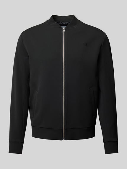 Les Deux Jacke mit Stehkragen Modell 'Como' Black 1