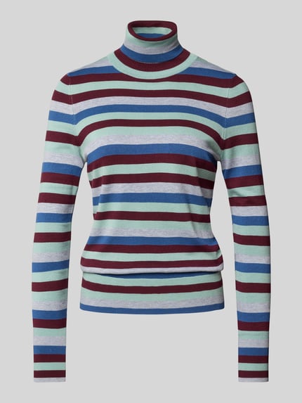Christian Berg Woman Regular fit coltrui van viscosemix Lichtturquoise - 2