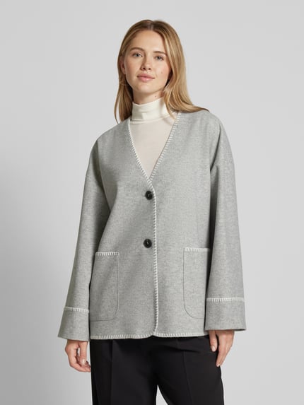 White Label Jacke mit aufgesetzten Taschen Hellgrau 4