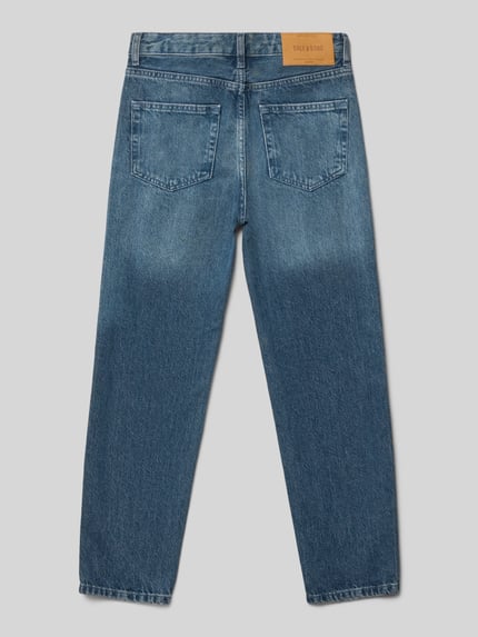 ONLY & SONS Straight fit jeans van puur katoen, model 'EDGE' Blauw - 3