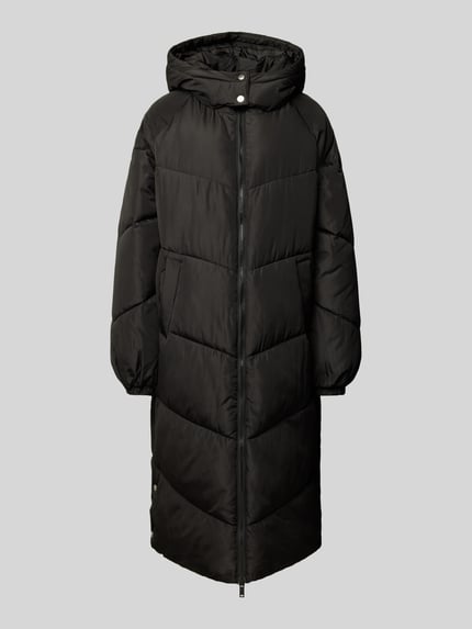 NOISY MAY® Płaszcz pikowany z dwustronnym zamkiem błyskawicznym model ‘FLORA’ BLACK 2