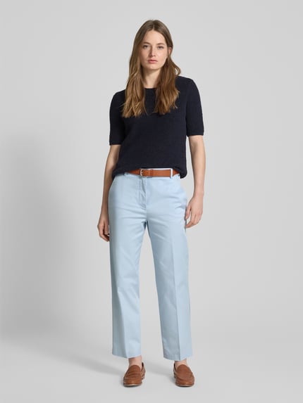 Tommy Hilfiger Slim fit chino van een mix van katoen en lyocell Lichtblauw - 1