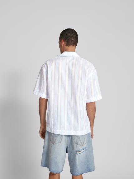 WON HUNDRED Regular fit vrijetijdsoverhemd met knoopsluiting Bleu - 5