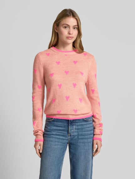 Essentiel Antwerp Relaxed Fit Pullover mit Woll-Anteil Modell 'ISA' Hellrosa 4