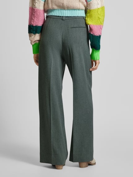 Essentiel Antwerp Straight Leg Stoffhose mit Gürtelschlaufen Mittelgrau 5