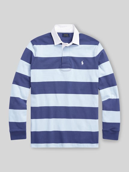 Polo Ralph Lauren Regular Fit Rugbyshirt aus reiner Baumwolle Blau 2