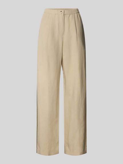Loose Fit Stoffhose aus Lyocell-Leinen-Mix Modell 'SATOVE' Shop The Look MANNEQUINE