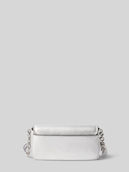 MICHAEL Michael Kors Clutch met labelapplicatie model 'NOLITA' Zilver - 4