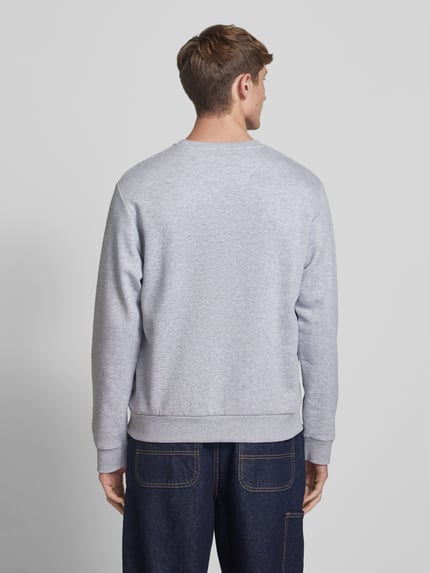JACK & JONES Sweatshirt mit Rundhalsausschnitt Modell 'BRADLEY' Hellgrau Melange 5