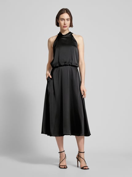V by Vera Mont Cocktailjurk met halter Zwart - 4