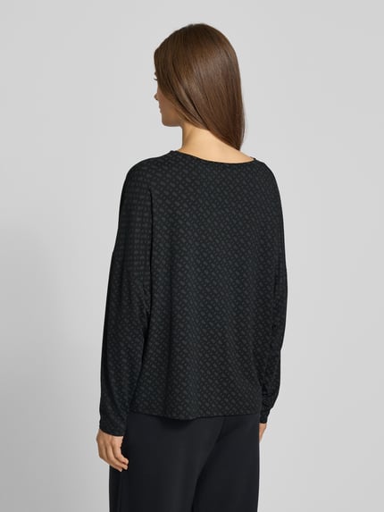 BOSS Relaxed Fit Pyjama-Oberteil aus Lyocell-Mix Black 5