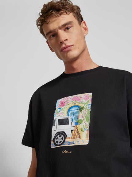 BLKVIS T-Shirt mit Label-Print Black 3