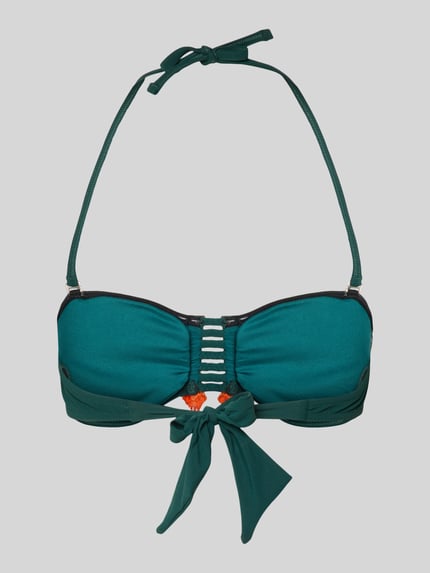 Productfoto, Bikini-Oberteil mit Stitching Modell 'Zino' van Banana Moon, elastische materiaalmix, stitching, cut-outs, dames bikini
