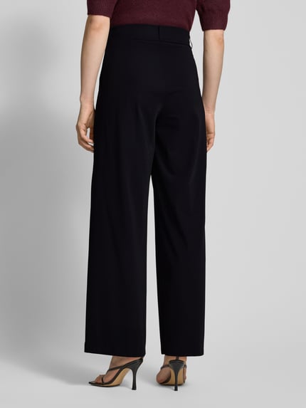 CAMBIO Straight Leg Stoffhose mit Bindegürtel Modell 'ANNY' Black 5