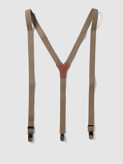 LLOYD Men's Belts Hosenträger in Y-Form Taupe 1