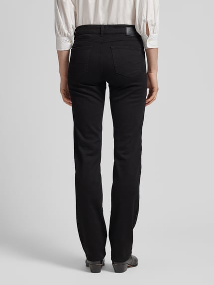 ANGELS Straight Fit Jeans mit Eingrifftaschen Modell 'Dolly' Black 5