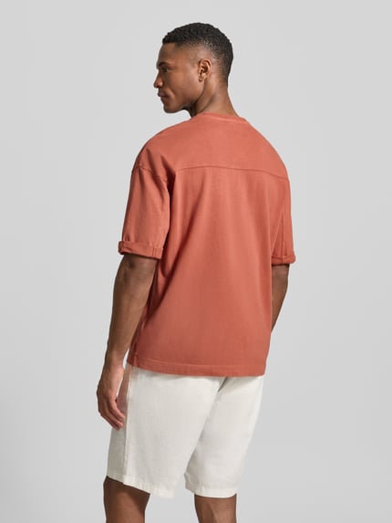DRYKORN T-Shirt mit Rundhalsausschnitt Modell 'NOLIEN 10' Rostrot 5